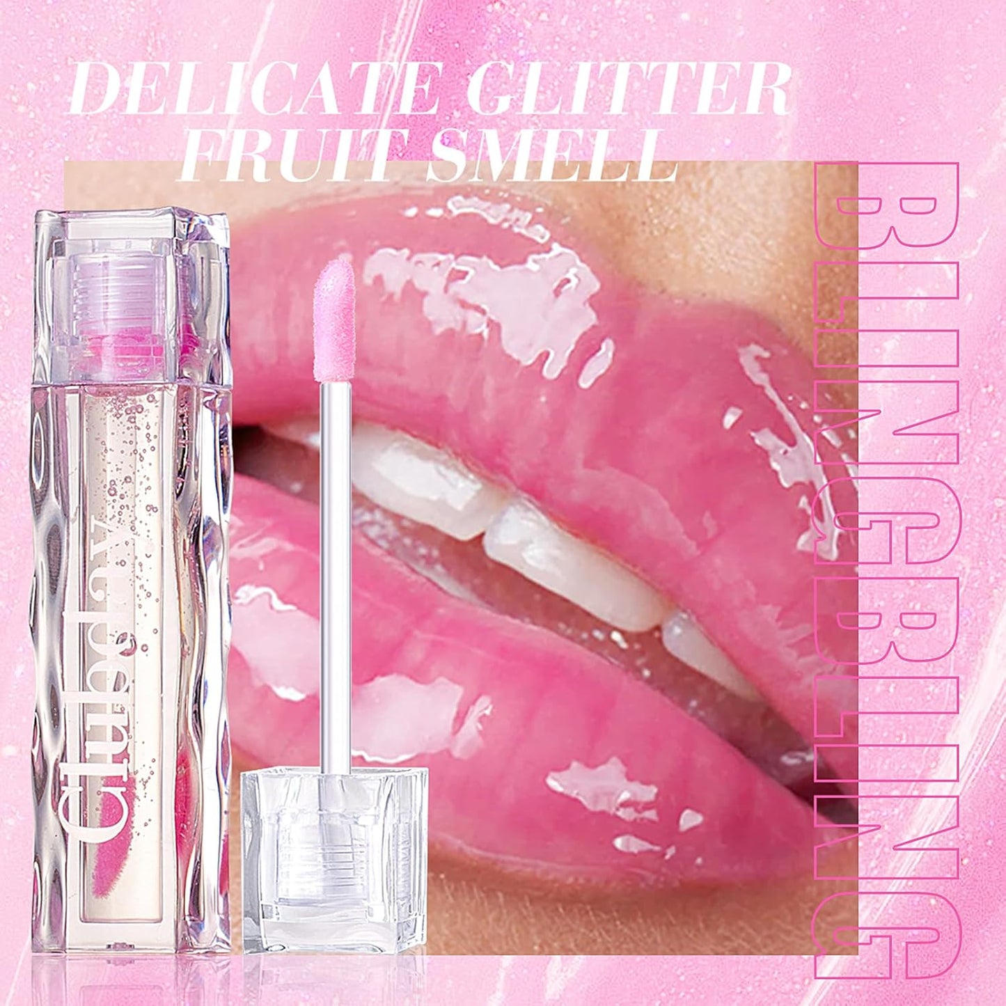 Color Changing Lip Oil, Magic Warm Change Moisturizing Lip Balm, Fruit Flavoured No-Sticky Plumping Lip Oil Long Lasting Hydrating High Shine Lip Care 0.16oz/4.5ml (2Pcs Set)-01