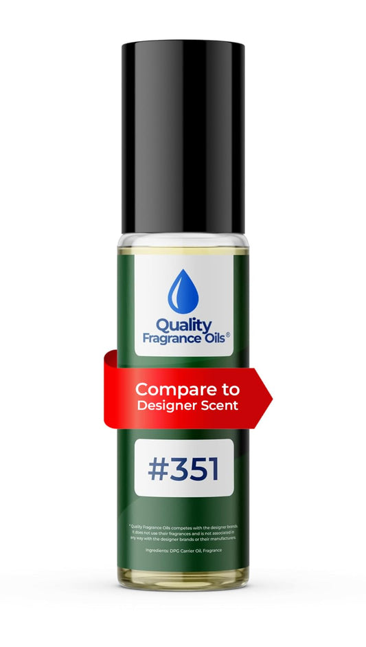 Quality Fragrance Oils' L. Labo Sant. 33 Impression #351 | Long-Lasting Perfume Oil, Alcohol-Free, Strong Scent, 10ml Roll-On Unisex | Affordable Alternative to Designer Fragrances