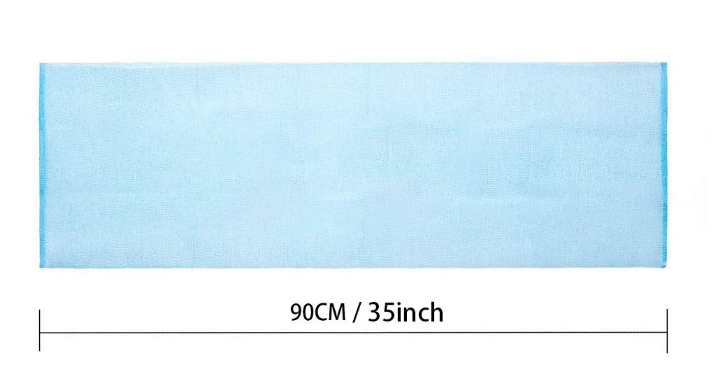 Exfoliating Towel for Body, Back, & Legs (3-Pack) | ARCH&M Korean Bath Scrub & Japanese Washcloth for Ingrown Hairs & Smooth Skin (Purple x 3)