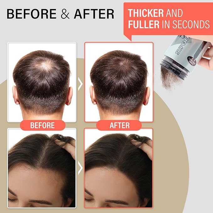 SMH Hair Fibers MADE IN JAPAN – Instantly Conceals Thinning Hair –Long-Lasting – Sweat, Water & Wind Resistant – Hair Loss Solutions For Men & Women (Natural Blond, 15g)