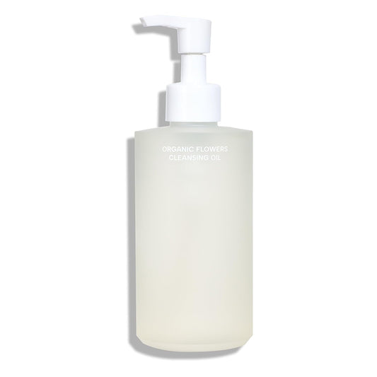 Whamisa Organic Flowers Cleansing Oil, Face Cleanser, Postbiotic-Rich Makeup Remover for Deep Cleansing, Pore Care, Rolling, Fermented, Easy Clean (260ml)