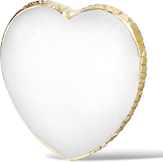 Resin Nail Art Palette Nail Mixing Palette Nail Art Painting Mixed Color Palettes Gold Edge Nail Holder Display Board Cosmetic Mixing Nail Art Palette Tools