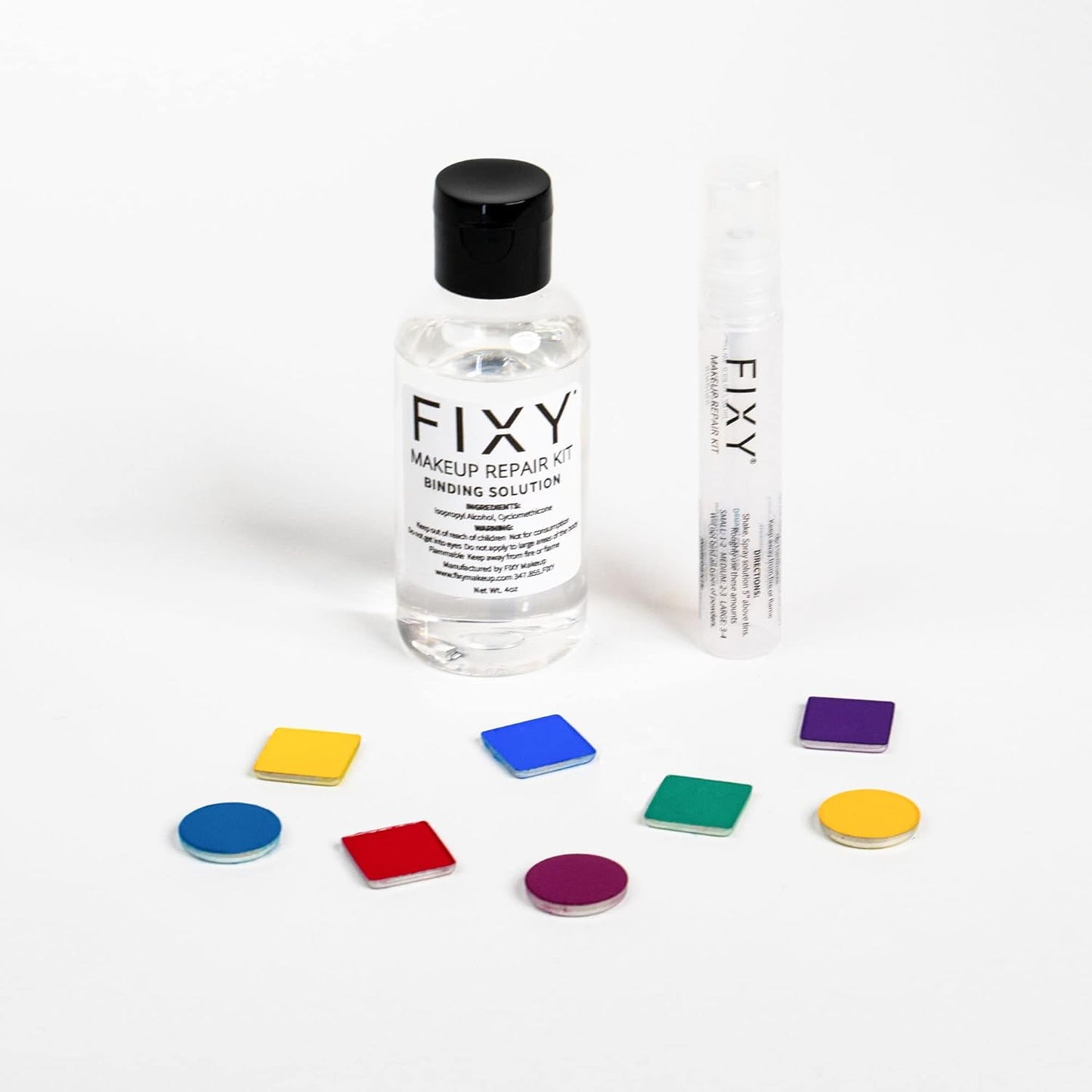 FIXY Makeup Repair Spray - Revive & Restore Pressed Powders, Eyeshadow, Blush, Bronzers & Highlighter | Retains Color | 4oz Vegan Solution, Fragrance-Free, Paraben-Free