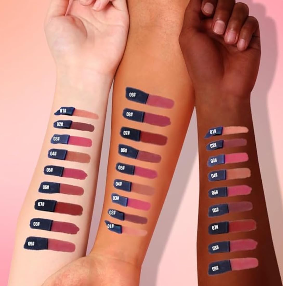 Lip Stain - Wipe-Off & Peel Off Lip Color | Waterproof, Long Lasting, Transfer-Resistant, Smudge-Proof Lip Tint | Easy Wipe Finish, High Pigment | All-Day Vibrant Kiss-Proof Lip Stain,Soft Rosy Brown