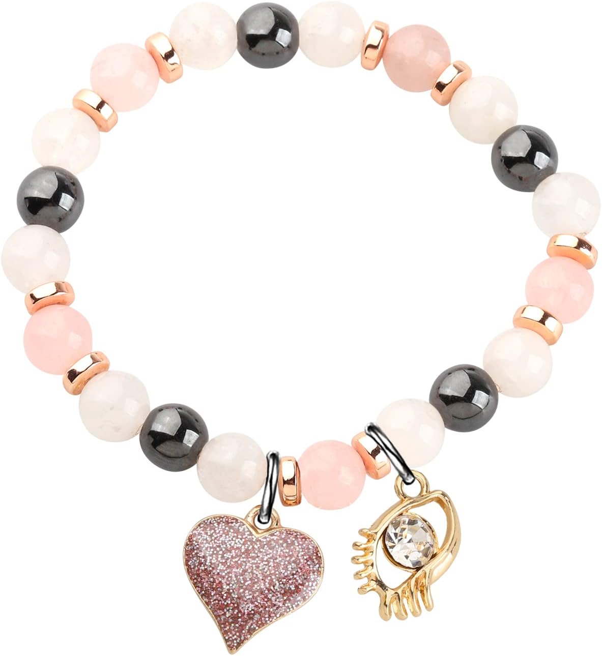 WSNANG Lashes Artist Gift Eyelashes Artist Gift Estheticians Gift I Make People Beautiful Message Card Bracelett