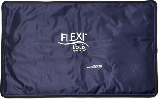 FlexiKold Extra Large Gel Soft Flexible Ice Pack for Injuries – Ice Compress, Ice Pad, & Flat Ice Wrap for Post Surgery for Injuries of Shoulder, HIPS & Full Back – XL – Oversize 13” x 21.5”