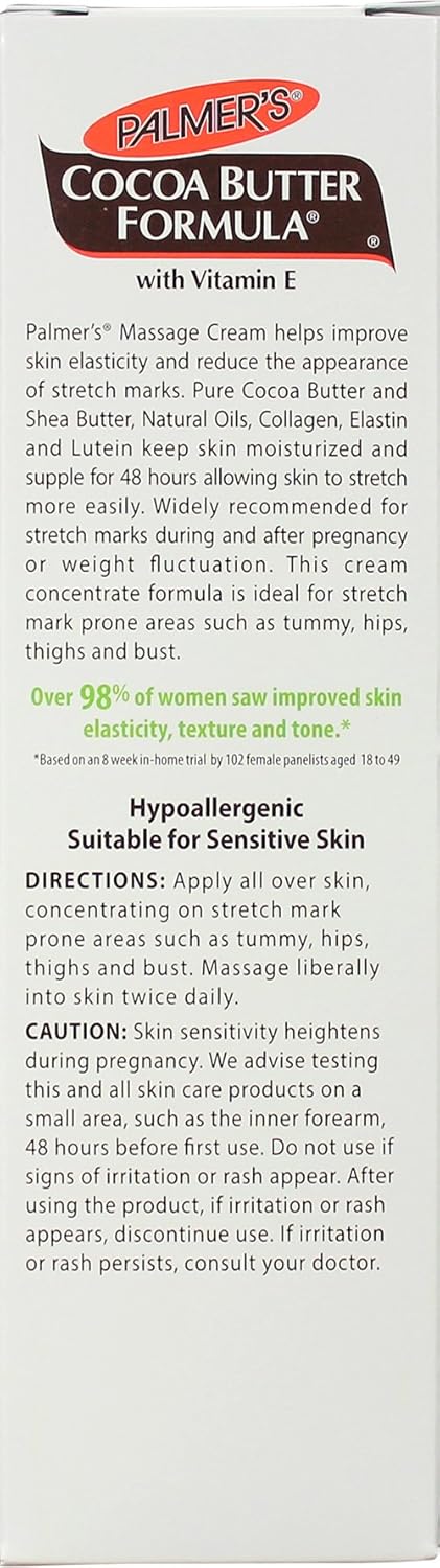 Palmer's Cocoa Butter Formula Massage Cream for Stretch Marks and Pregnancy Skin Care, 4.4 Ounces (Pack of 6)