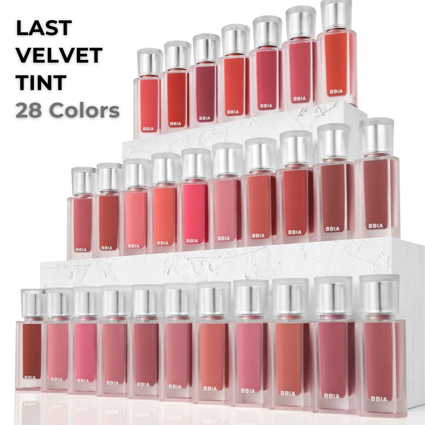 BBIA Last Velvet Tint NEW - Soft Creamy Matte Finish Lip Stain, Blur Effect & Velvety Texture, Long-Lasting, High Pigment, Non-Drying, Vegan, Korean Lip Makeup (V36 FEIGN COOL, Pack of 1)