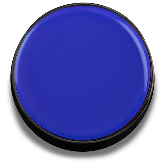Mehron Makeup Color Cups | Stage, Foundation, Face Paint, Body Paint, Halloween | Face Paint Makeup | Greasepaint .5 oz (14 g) (Blue)