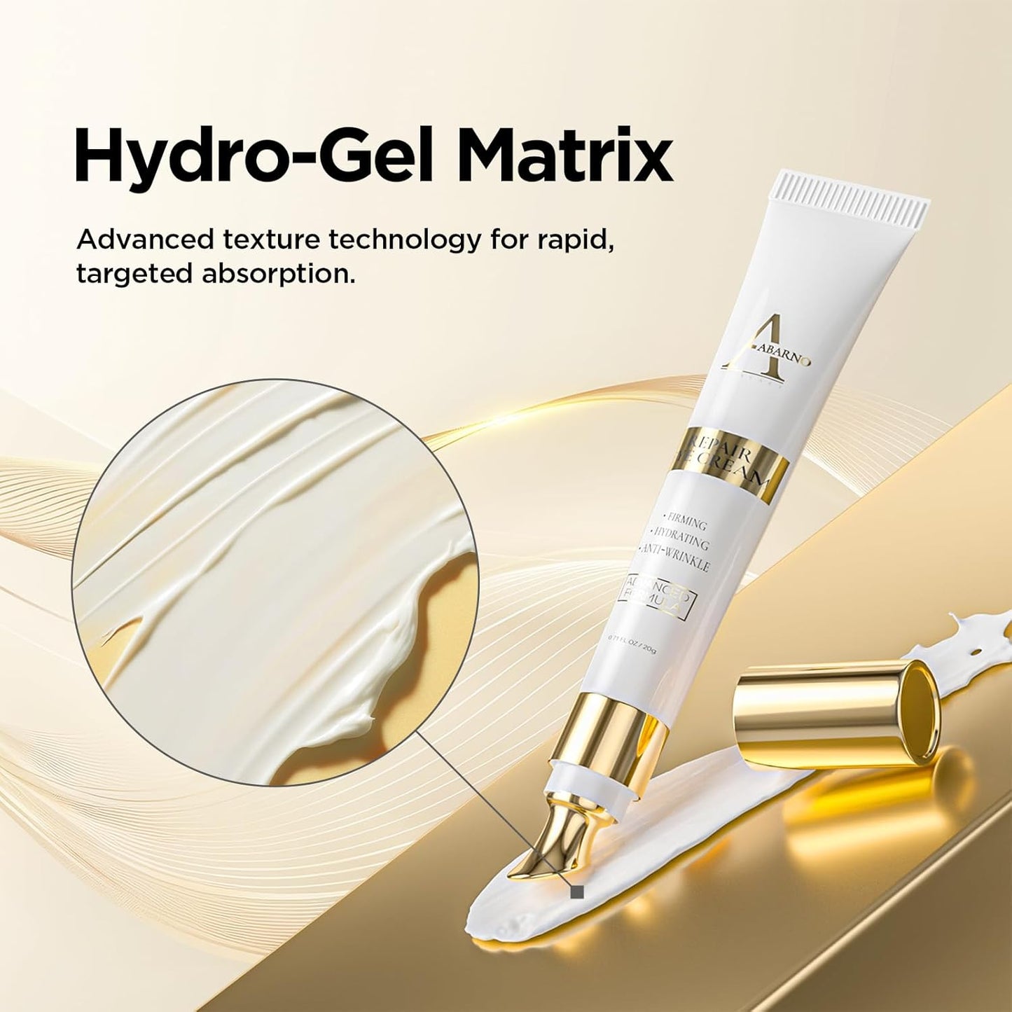 Retinol Eye Cream for Dark Circles and Puffiness – Hydrating Eye Serum for Wrinkles and Fine Lines, Anti-Aging Under Eye Cream for Women, 0.71 fl oz