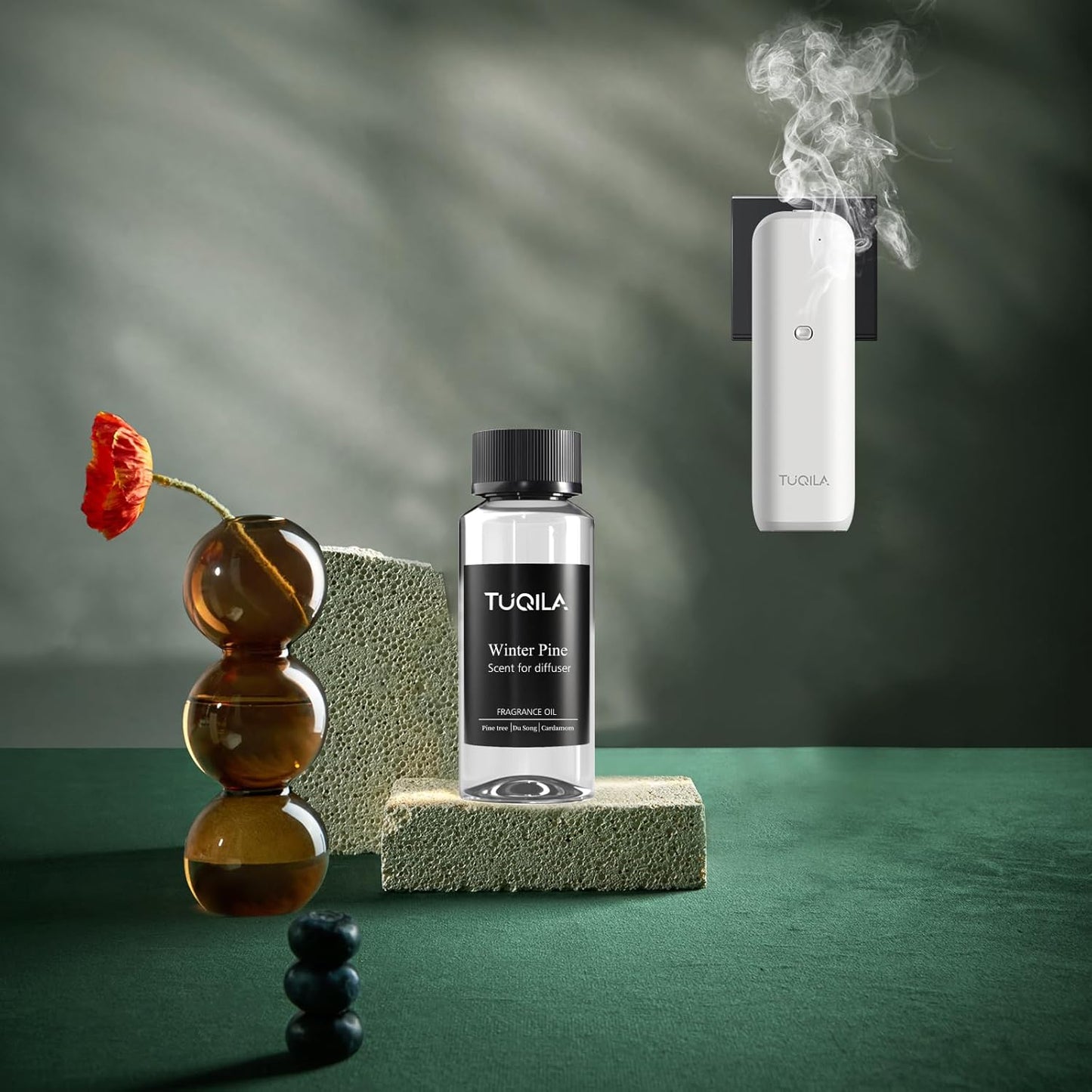 Hotel Waterless Diffuser Oil Winter Pine, Essential Scent Oil Usage Cold Air Waterless Diffuser, Luxury Scents Oils Fragrance Bottle120 ML Home Natural Flavour