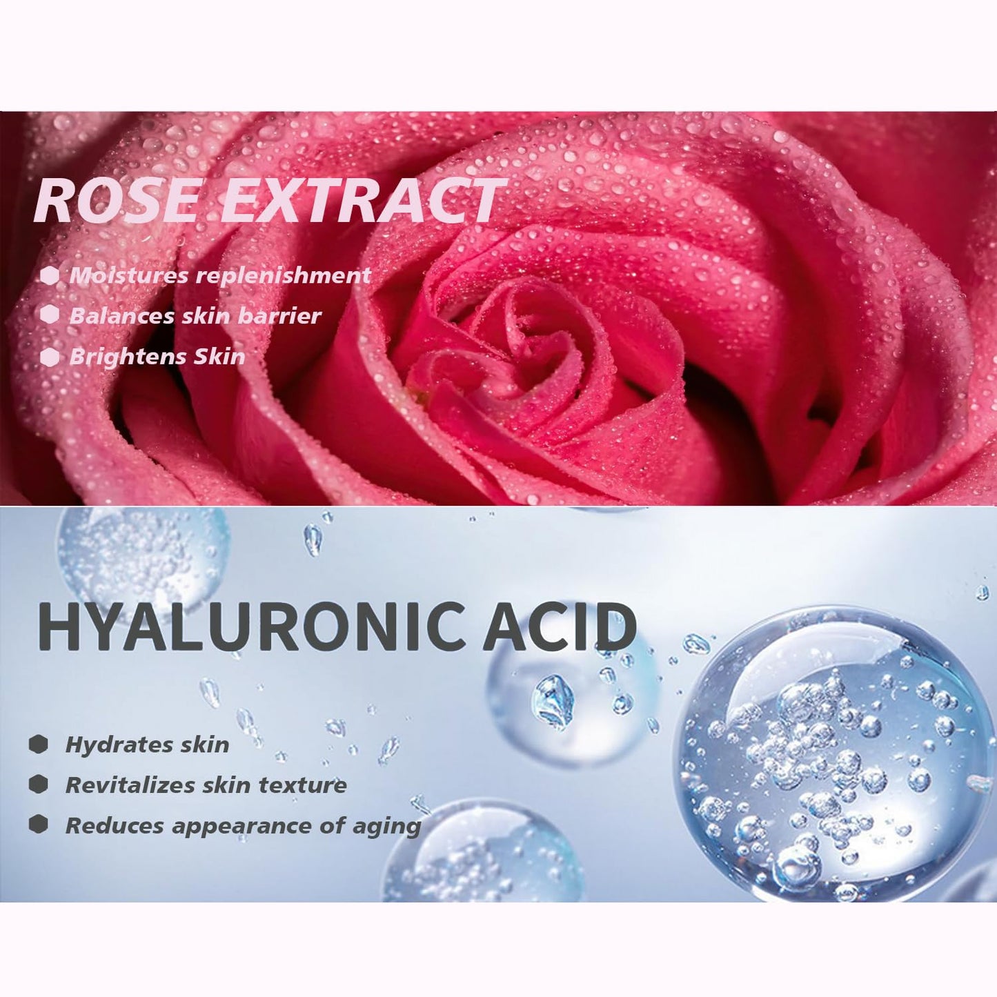 Face Masks Skincare Rose Moisturizing Facial Mask, Pack of 10 Hydrating Beauty Rose Sheet Masks for All Skin Types Spa Gift for Women Facial Mask Sheet