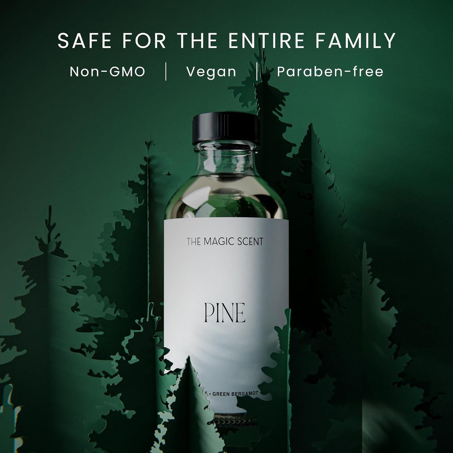 Pine Aroma Oil - Diffuser Scent - Cold-Air & Ultrasonic Diffuser Oil - Pine Essential Aromatherapy - 8.5 fl oz, 250 mL