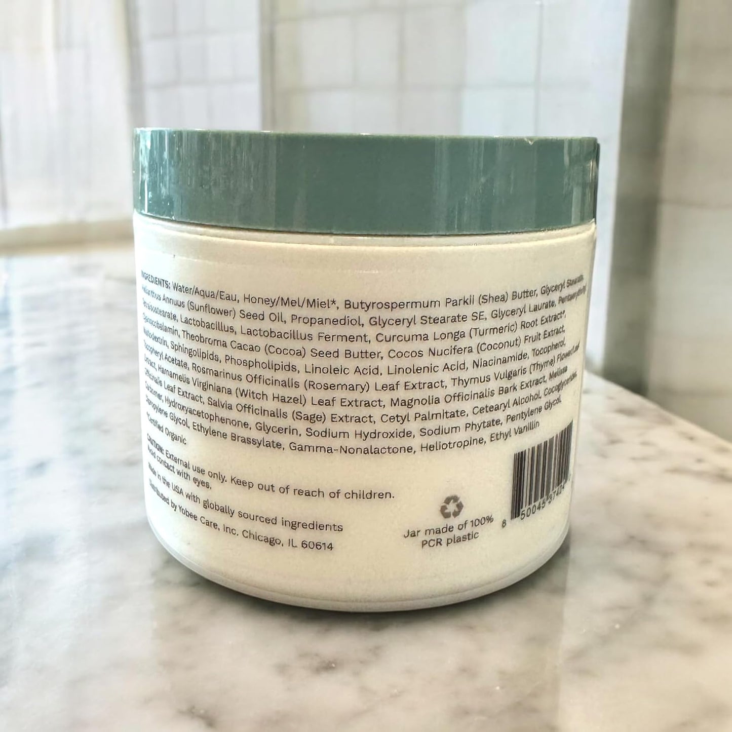 Yobee Body & Face Moisturizing Cream for Dry, Sensitive Skin | Probiotic extracts, Honey, Turmeric, Vitamin B12, Ceramides, Shea Butter | Fragrance Free | For Kids & Adults (3)