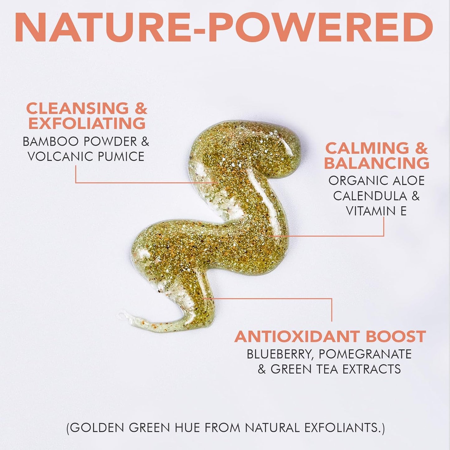 Face Scrub and Face Wash, Gentle Exfoliating, Cleansing Facial Scrub Exfoliator, Natural & Organic Ingredients