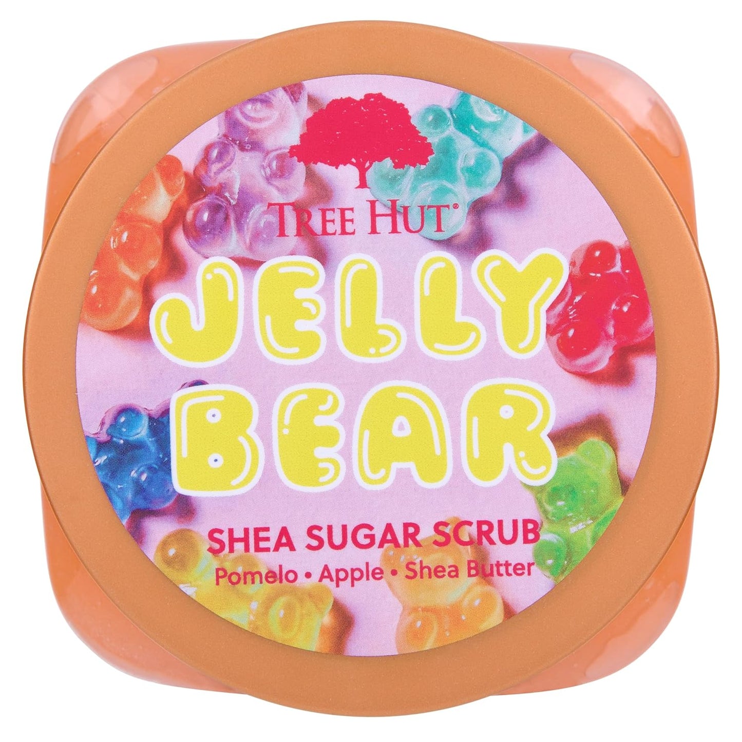 Tree Hut Jelly Bear Shea Sugar Scrub | Exfoliating Body Scrub Removes Dead, Dry Skin for a Soft & Hydrated Feel | Nourishing Essential Body Care | 18 fl oz.