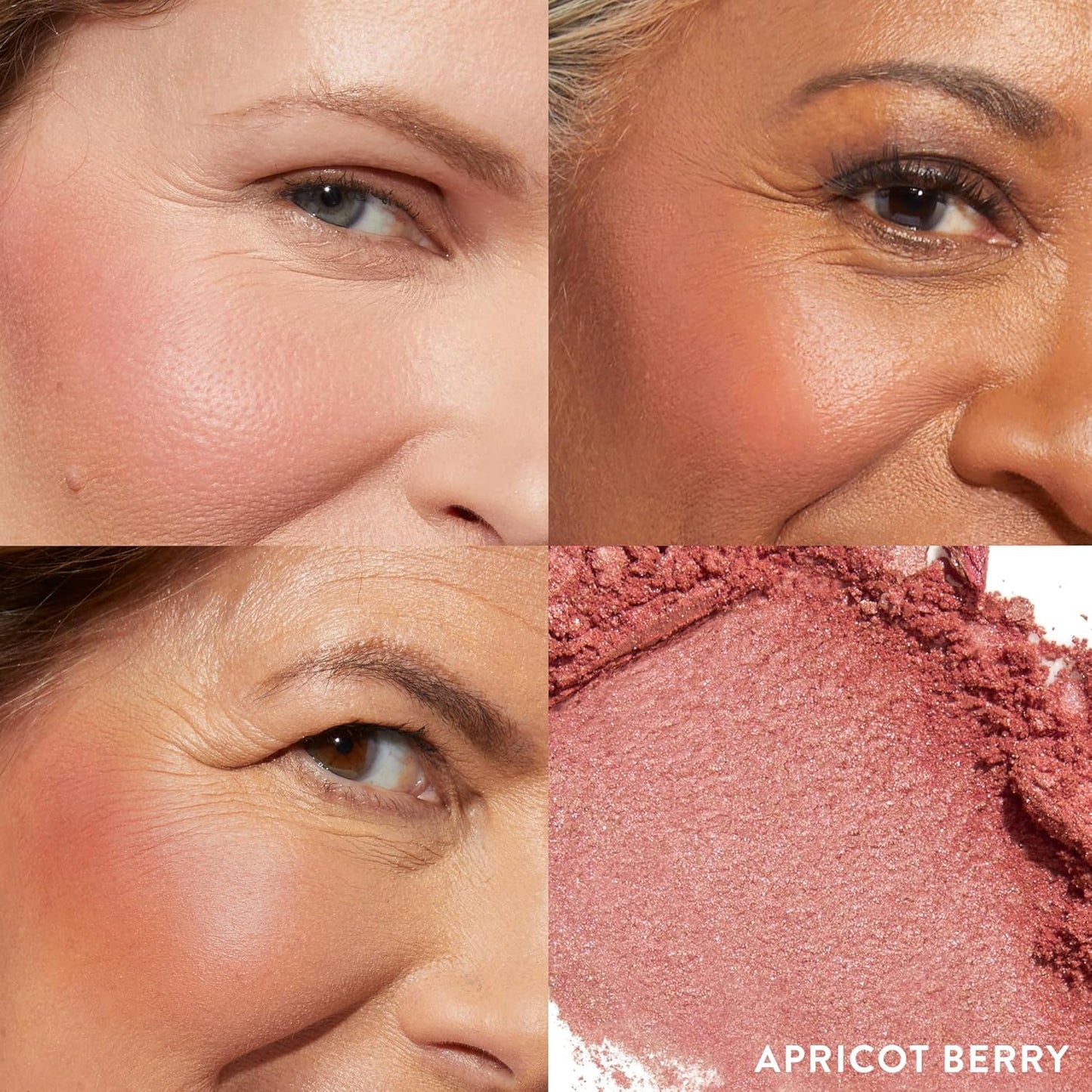 LAURA GELLER NEW YORK Baked Blush-n-Brighten Marbleized Blush - Apricot Berry & Angled Brush 2pc Set